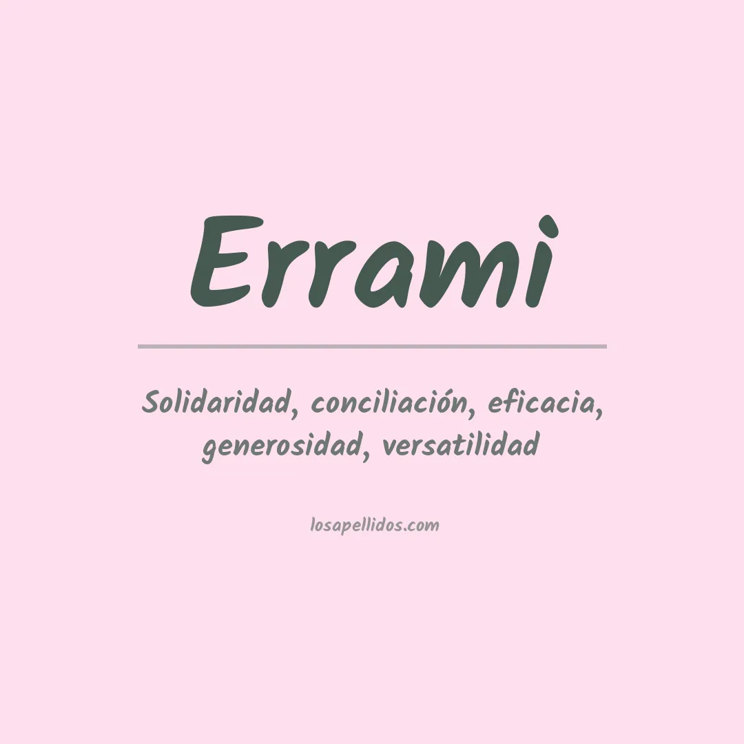 Apellido Errami