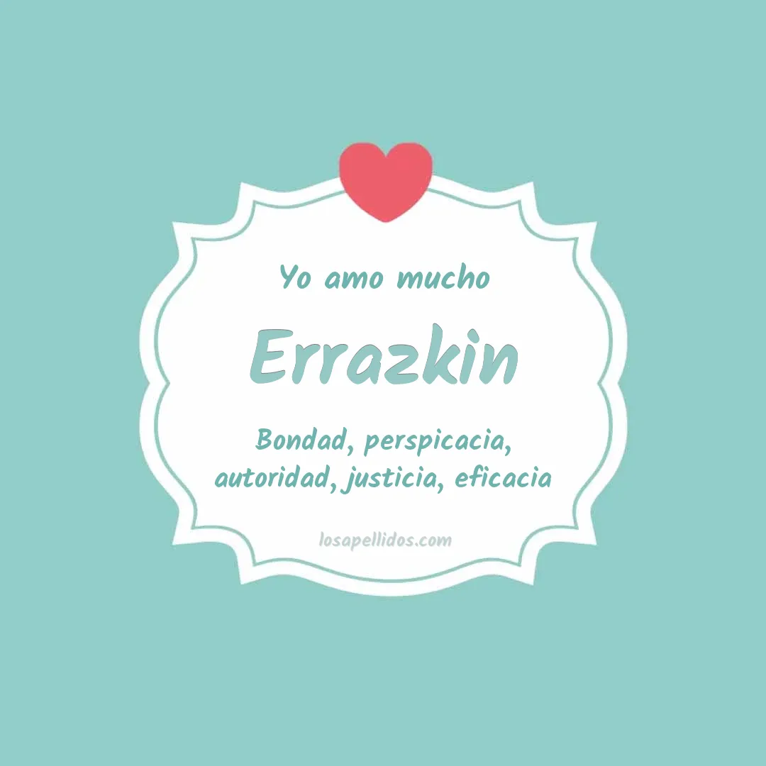 Yo amo mucho Errazkin