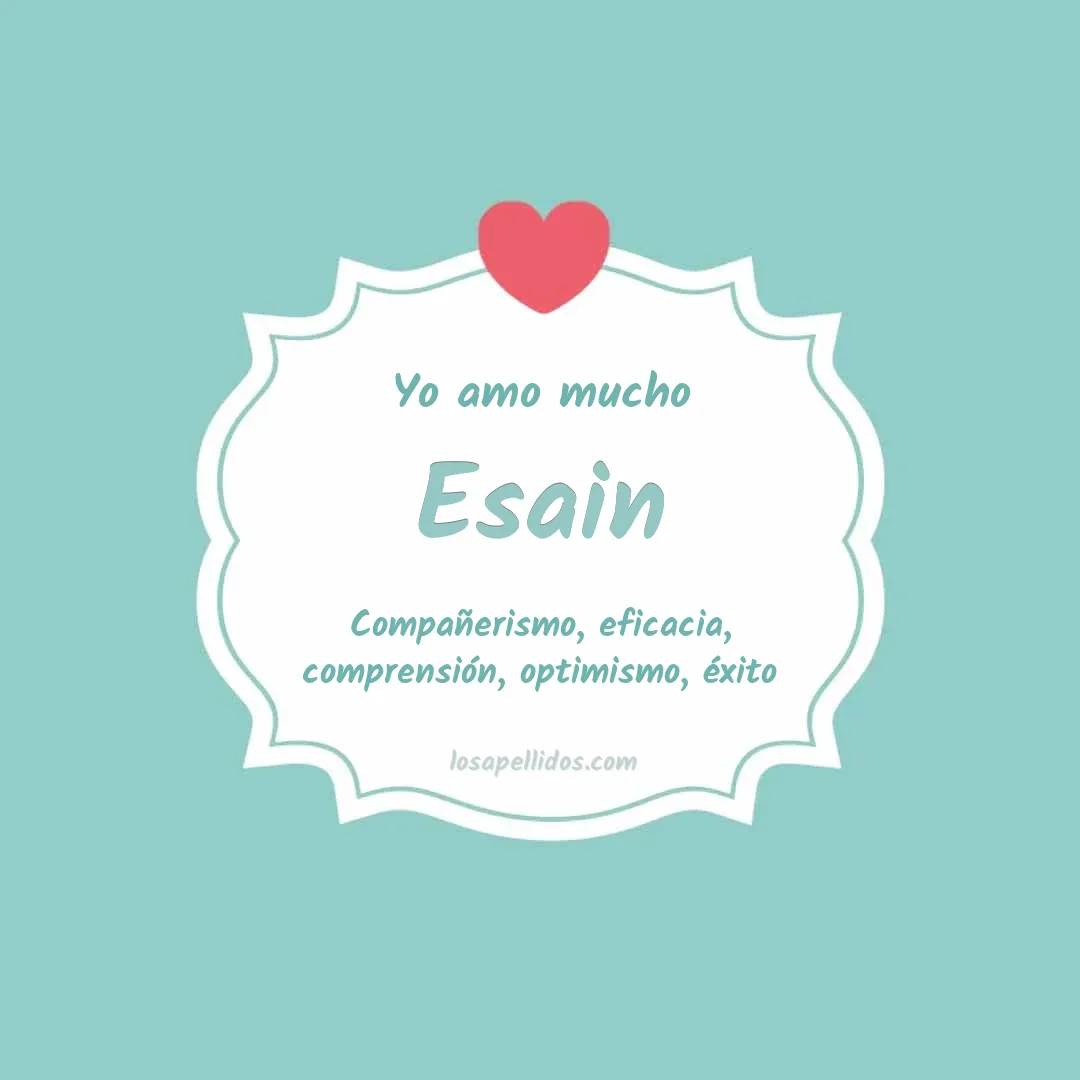 Yo amo mucho Esain