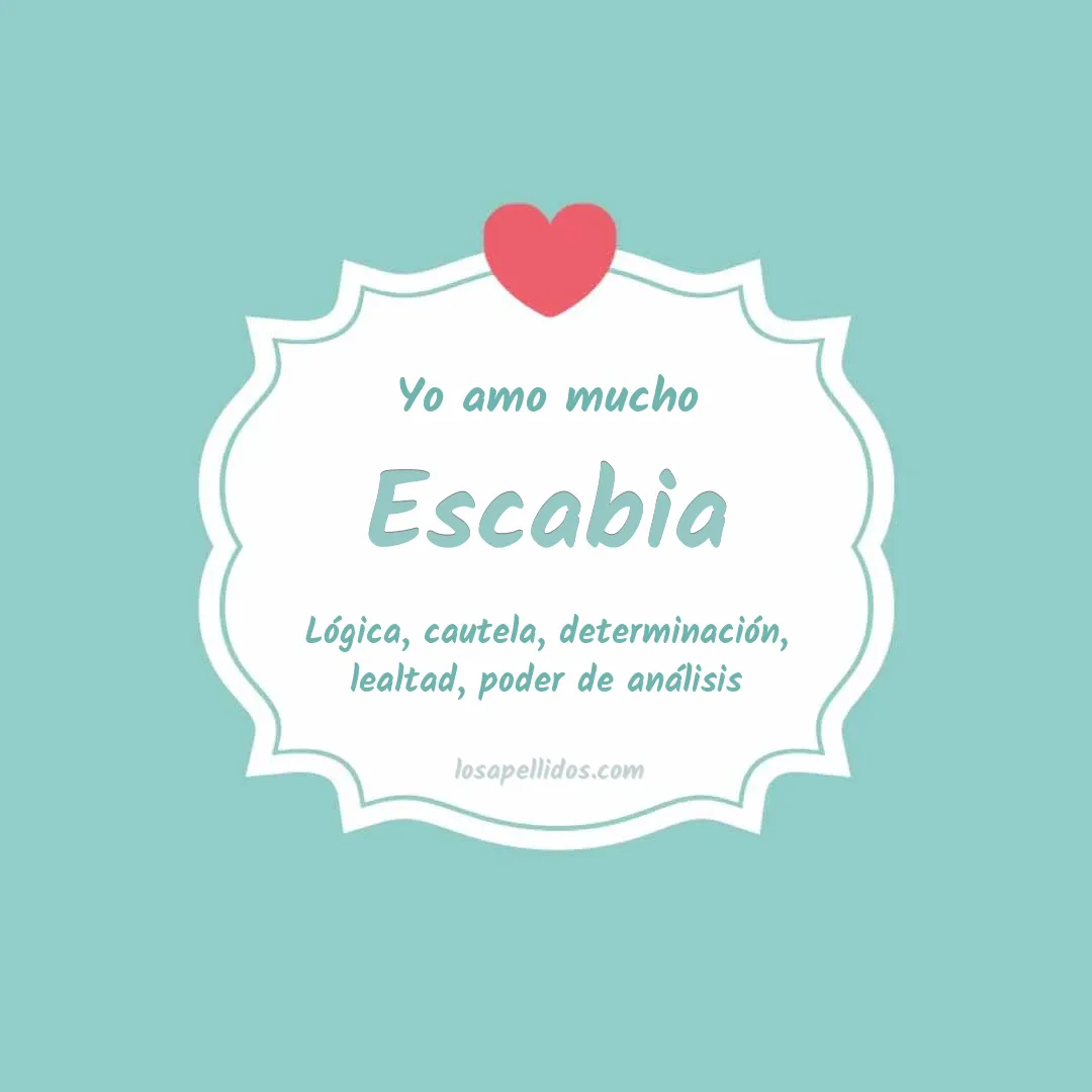 Yo amo mucho Escabia