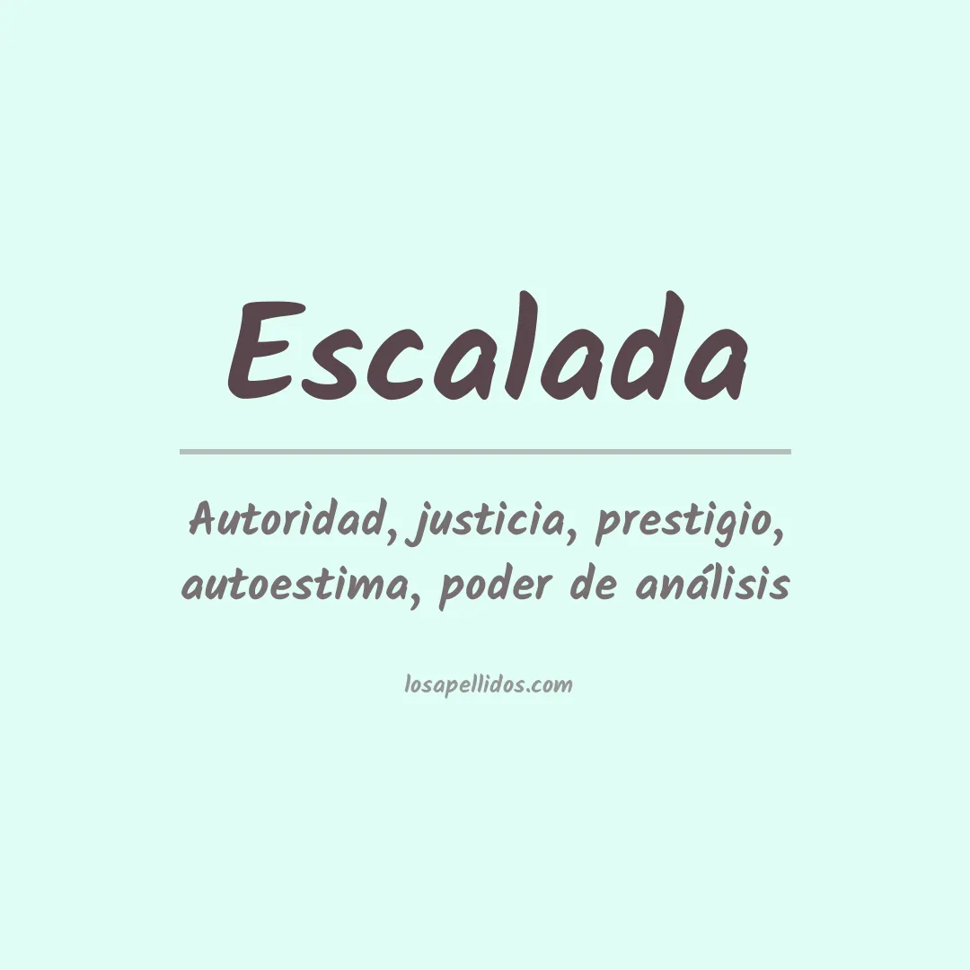 Apellido Escalada