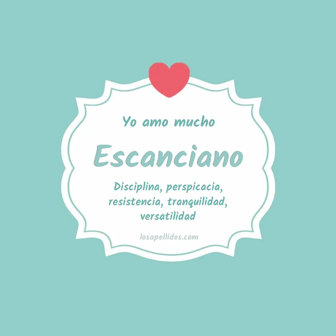 Yo amo mucho Escanciano