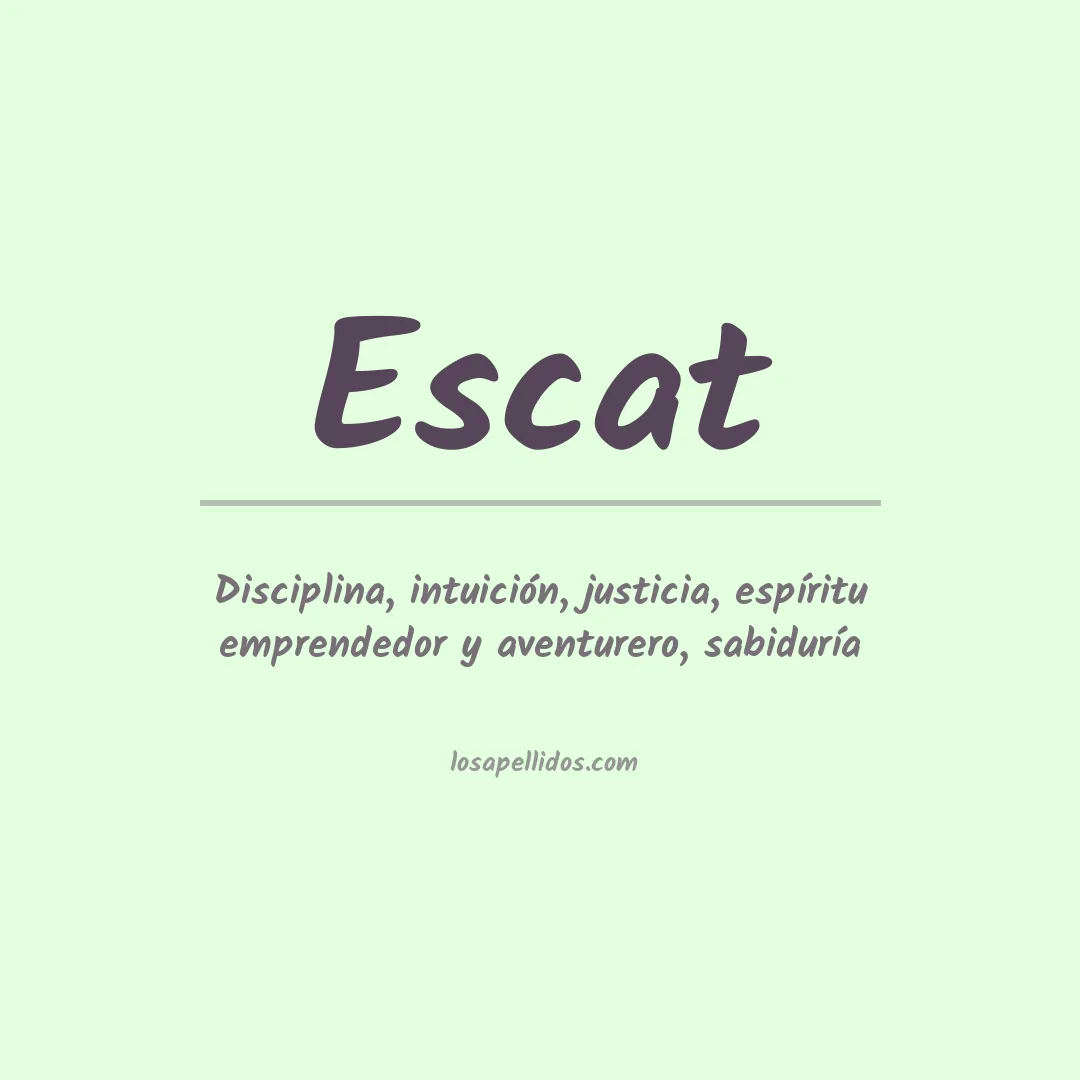 Apellido Escat