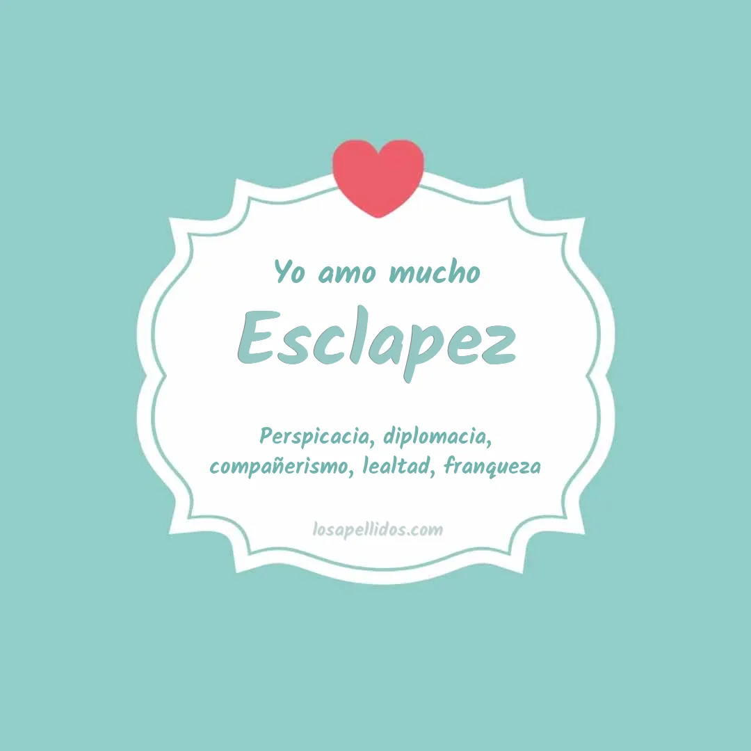 Yo amo mucho Esclapez