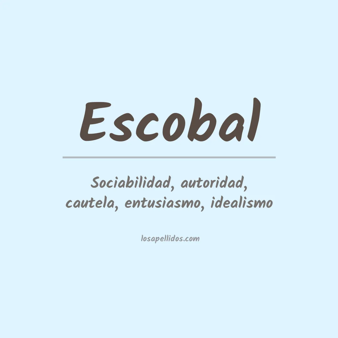 Apellido Escobal