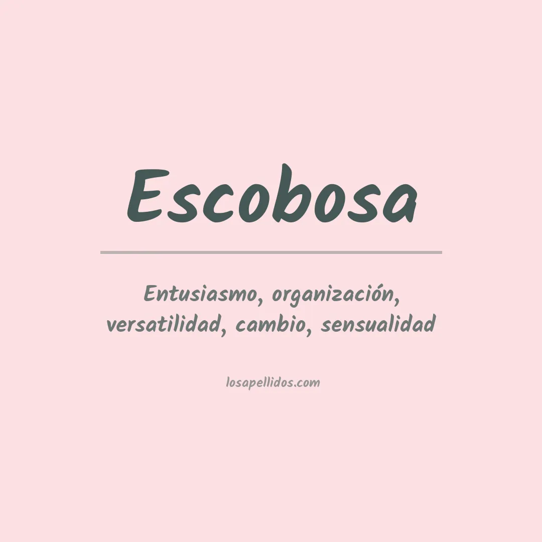 Apellido Escobosa