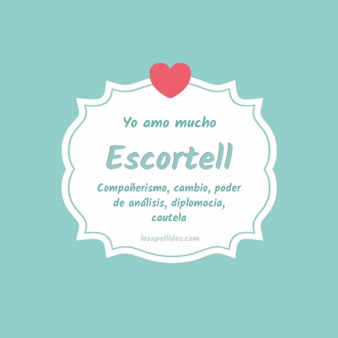 Yo amo mucho Escortell