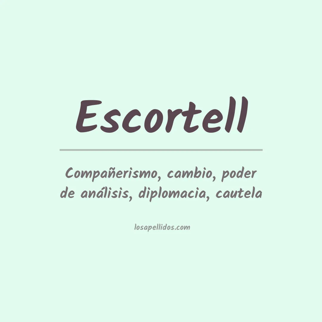 Apellido Escortell