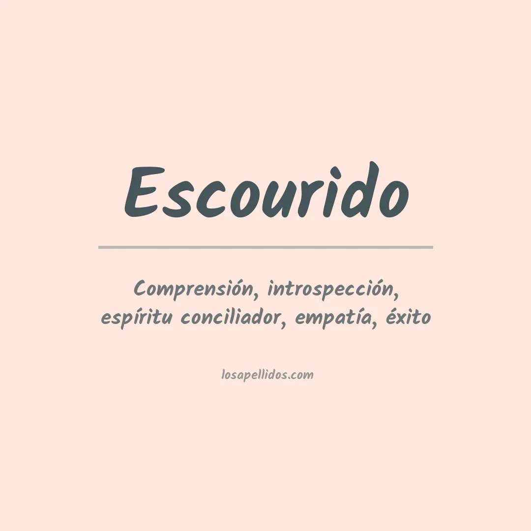 Apellido Escourido