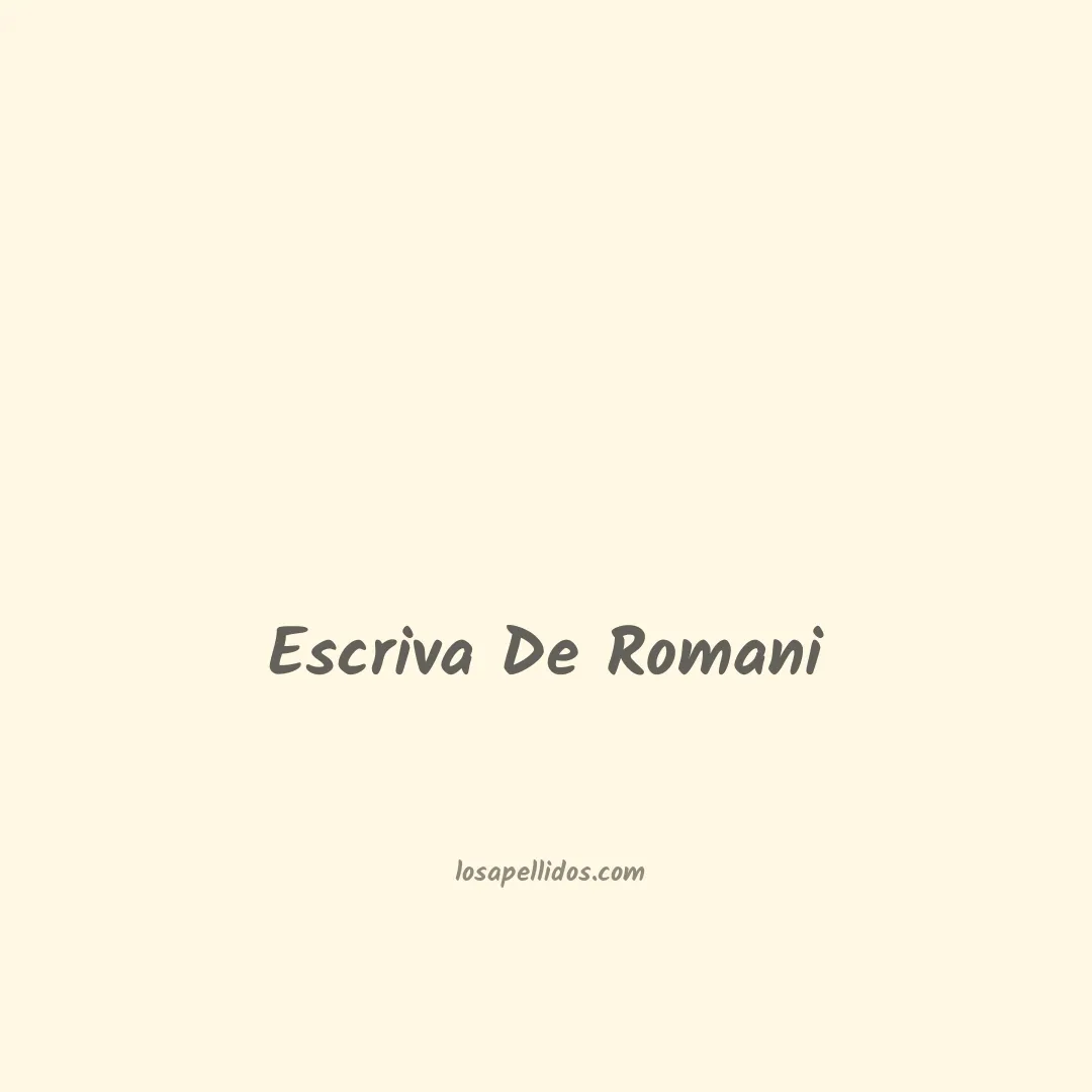 Escriva de romani en chino