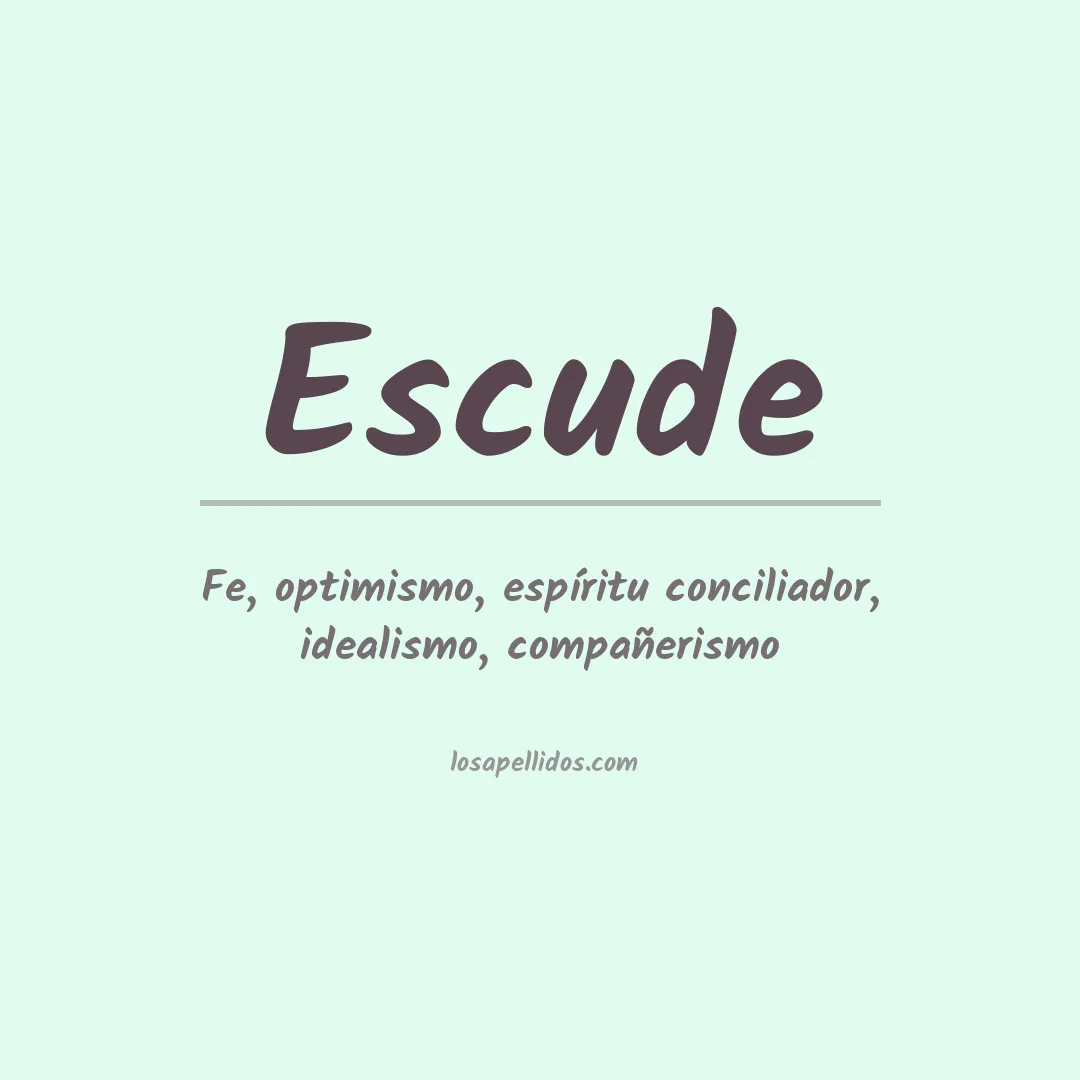 Apellido Escude