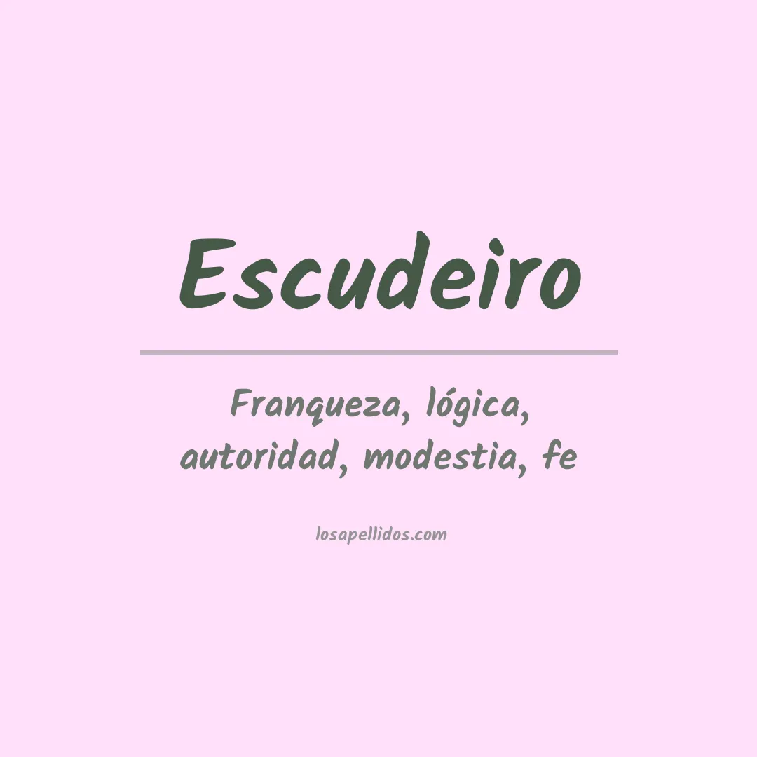 Apellido Escudeiro