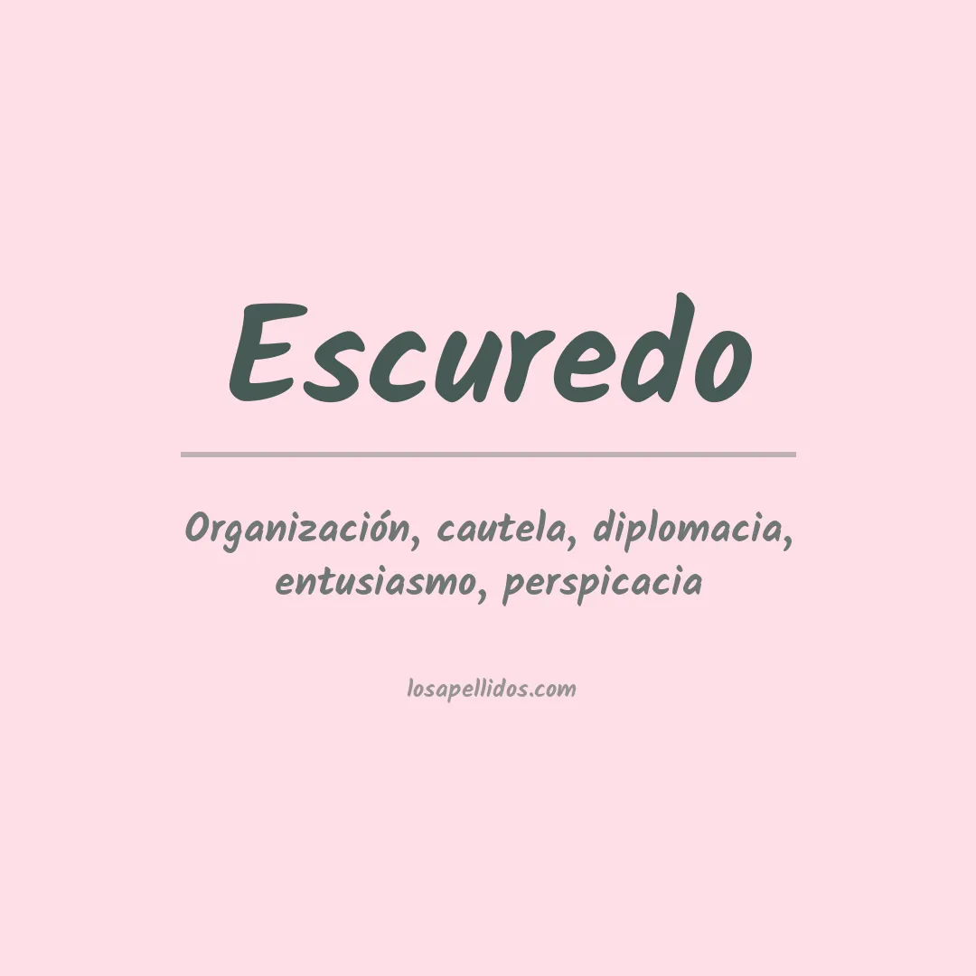 Apellido Escuredo