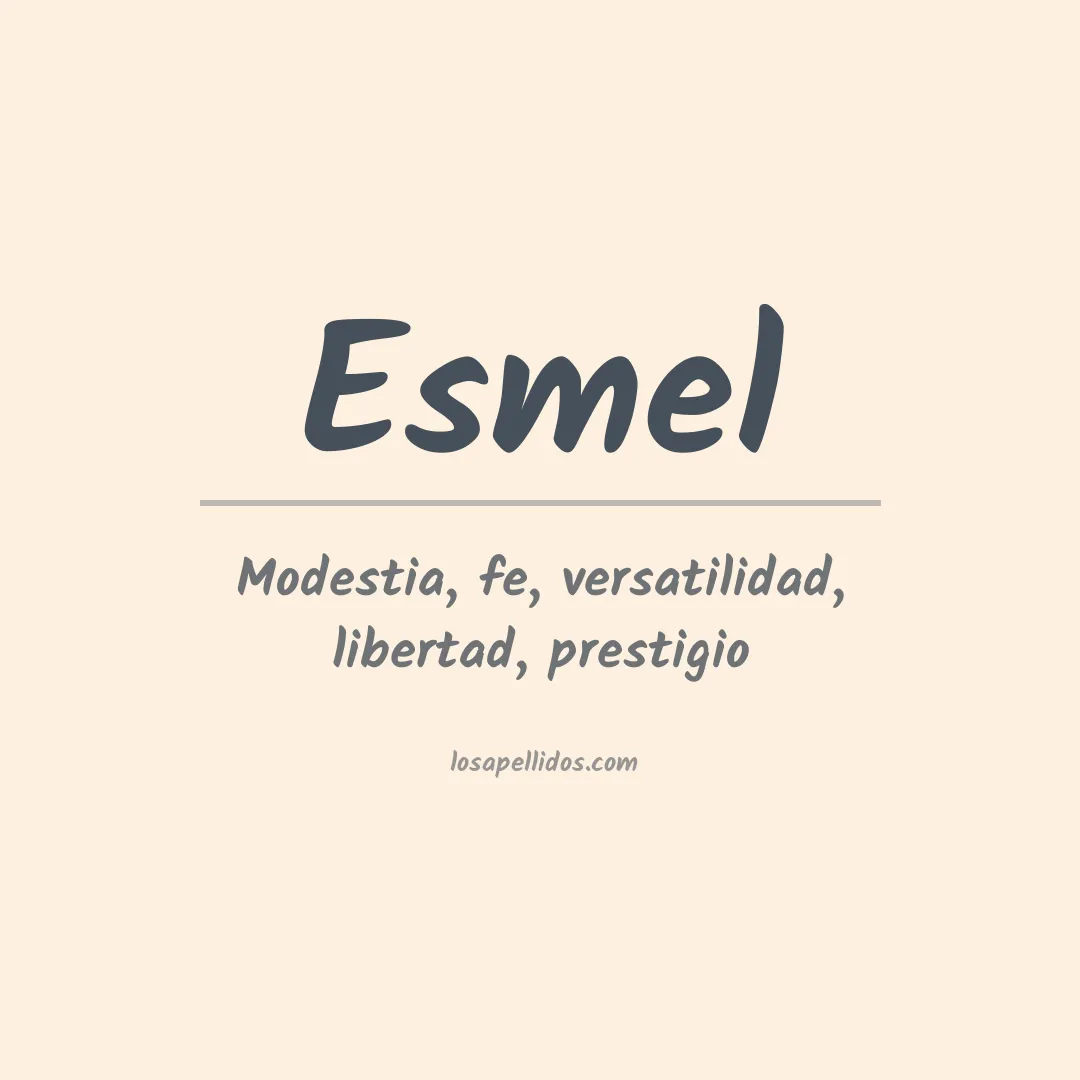 Apellido Esmel