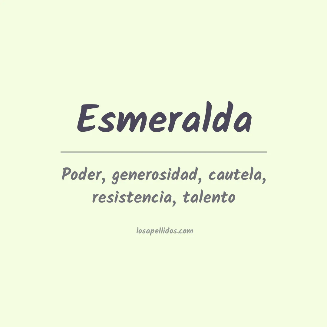 Apellido Esmeralda