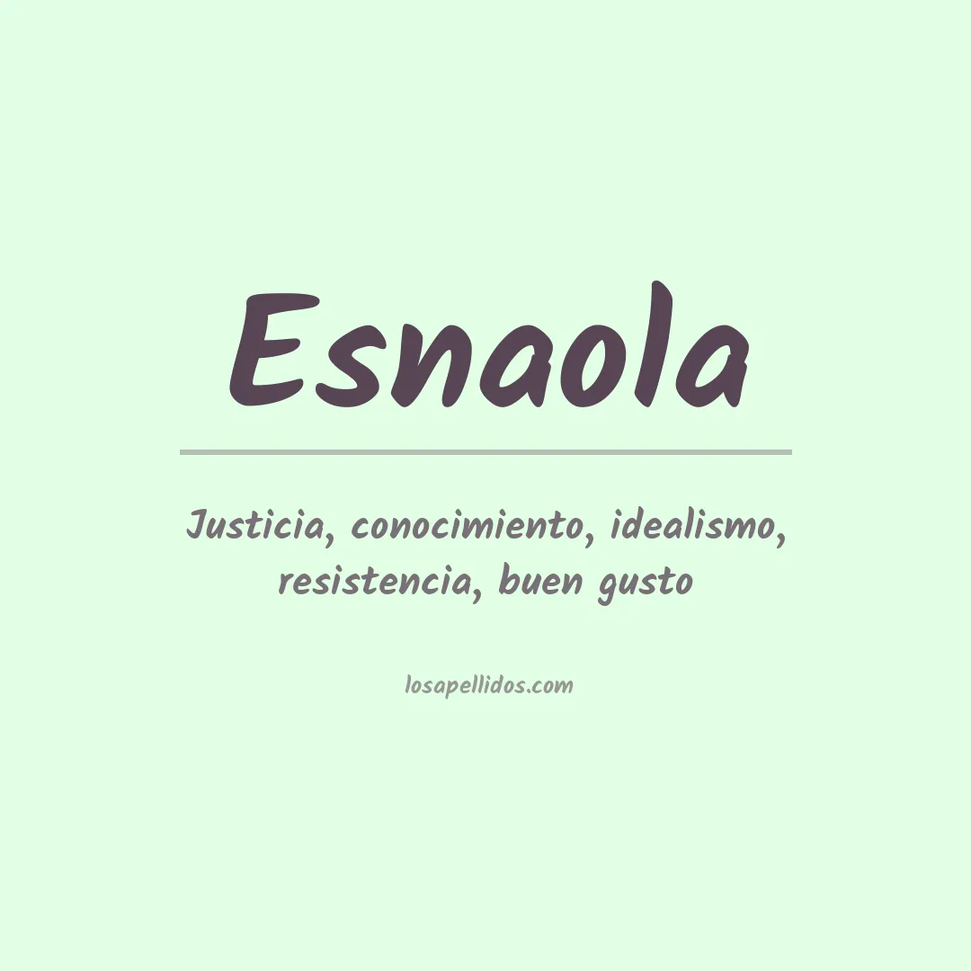 Apellido Esnaola