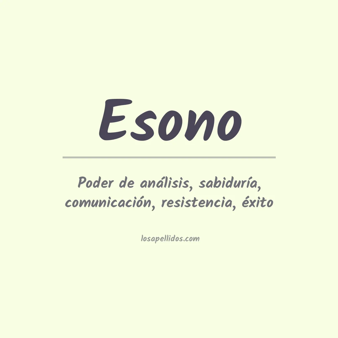 Apellido Esono