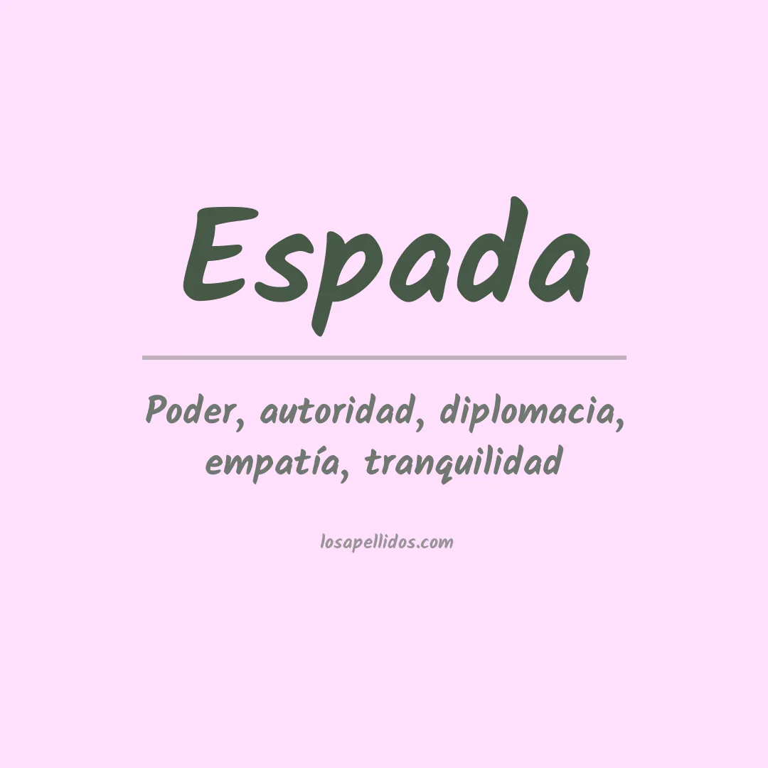 Apellido Espada