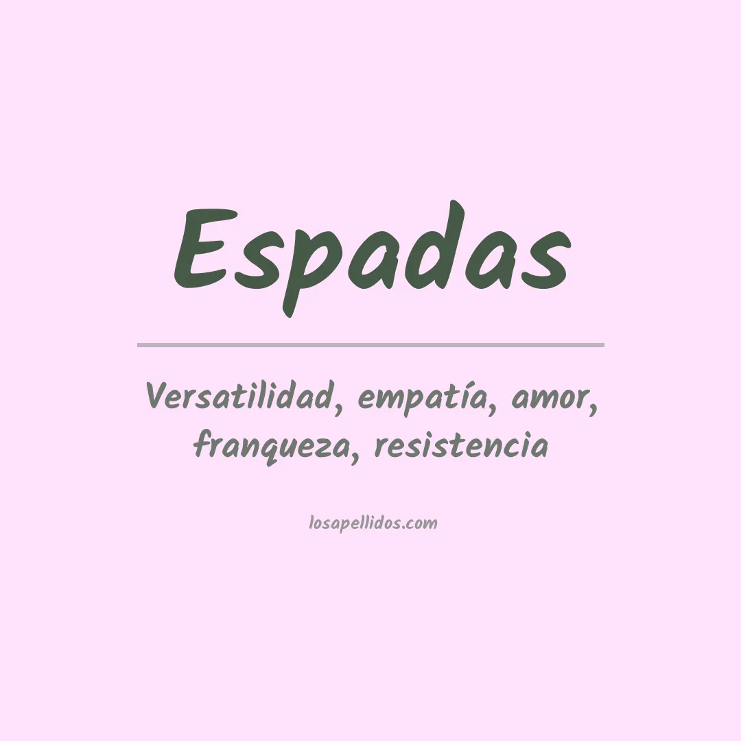Apellido Espadas