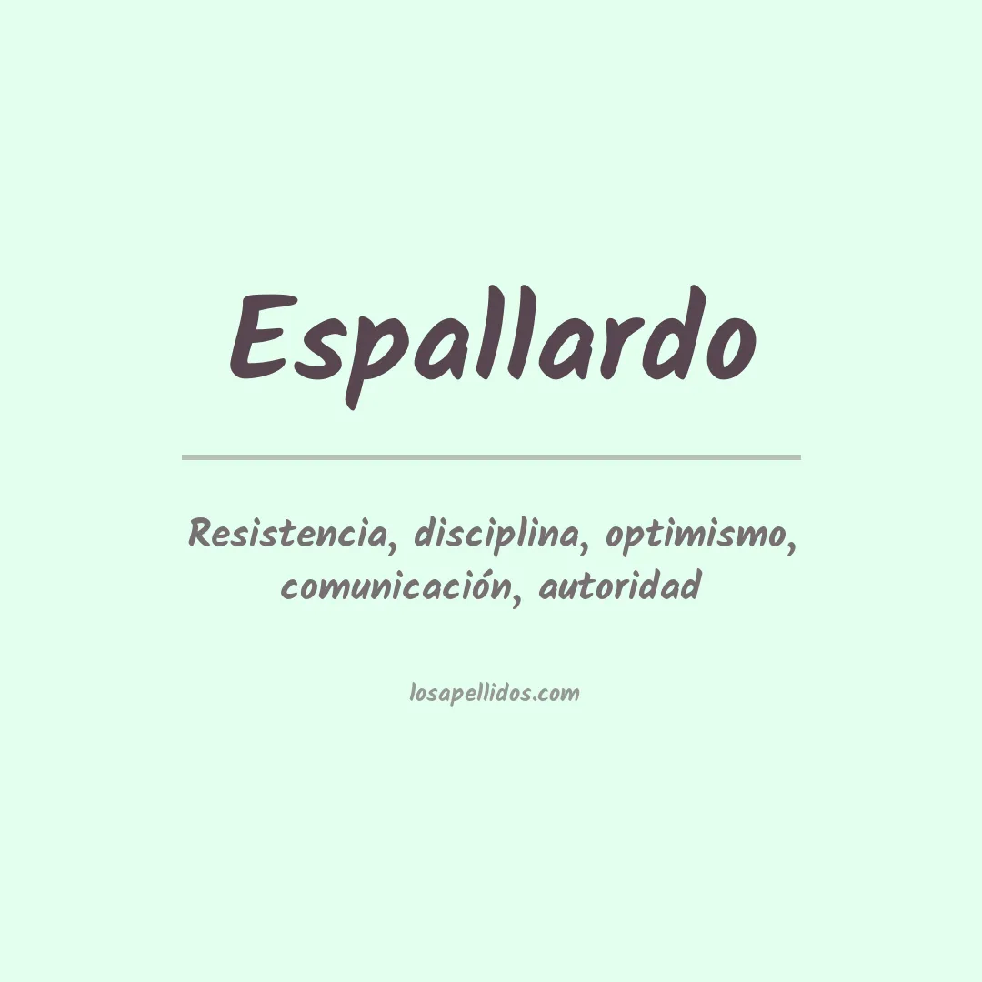 Apellido Espallardo