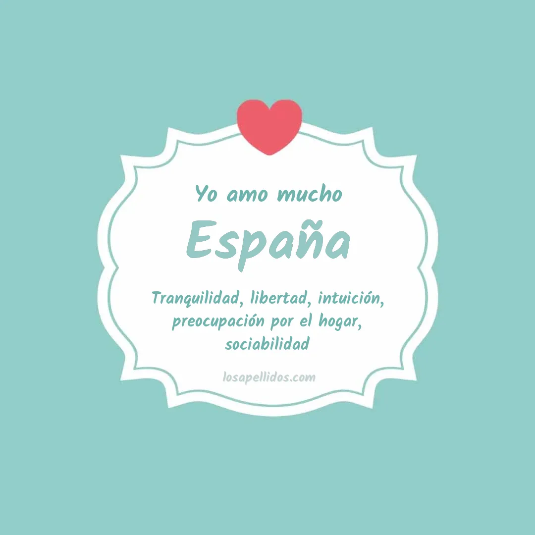 Yo amo mucho España