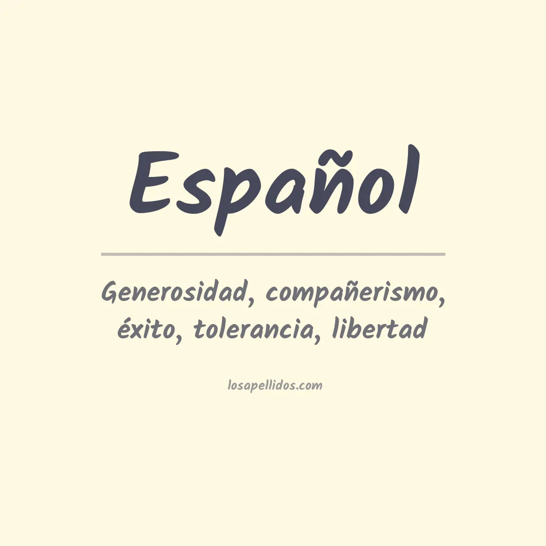 Apellido Español