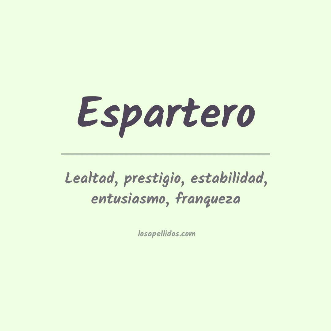 Apellido Espartero