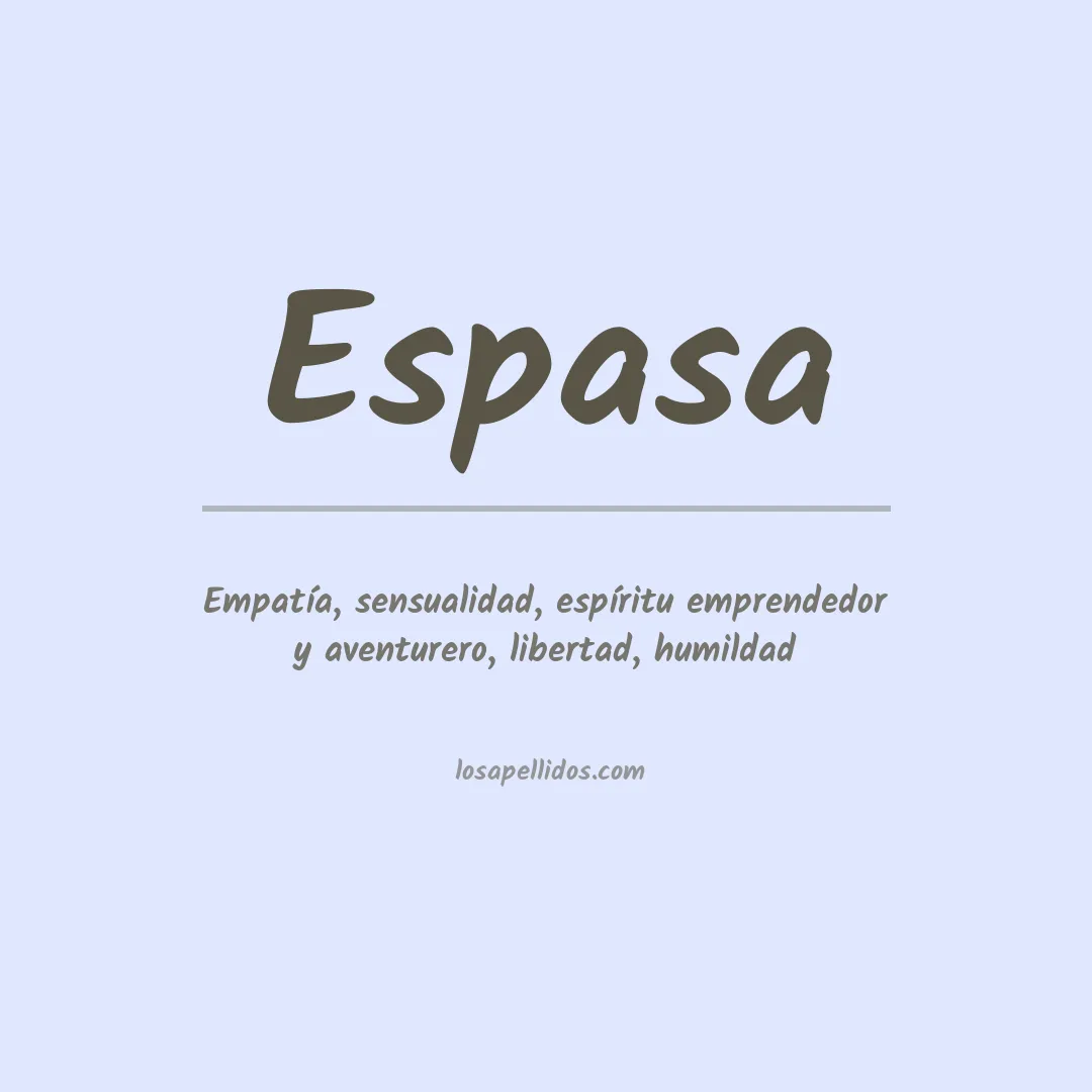 Apellido Espasa