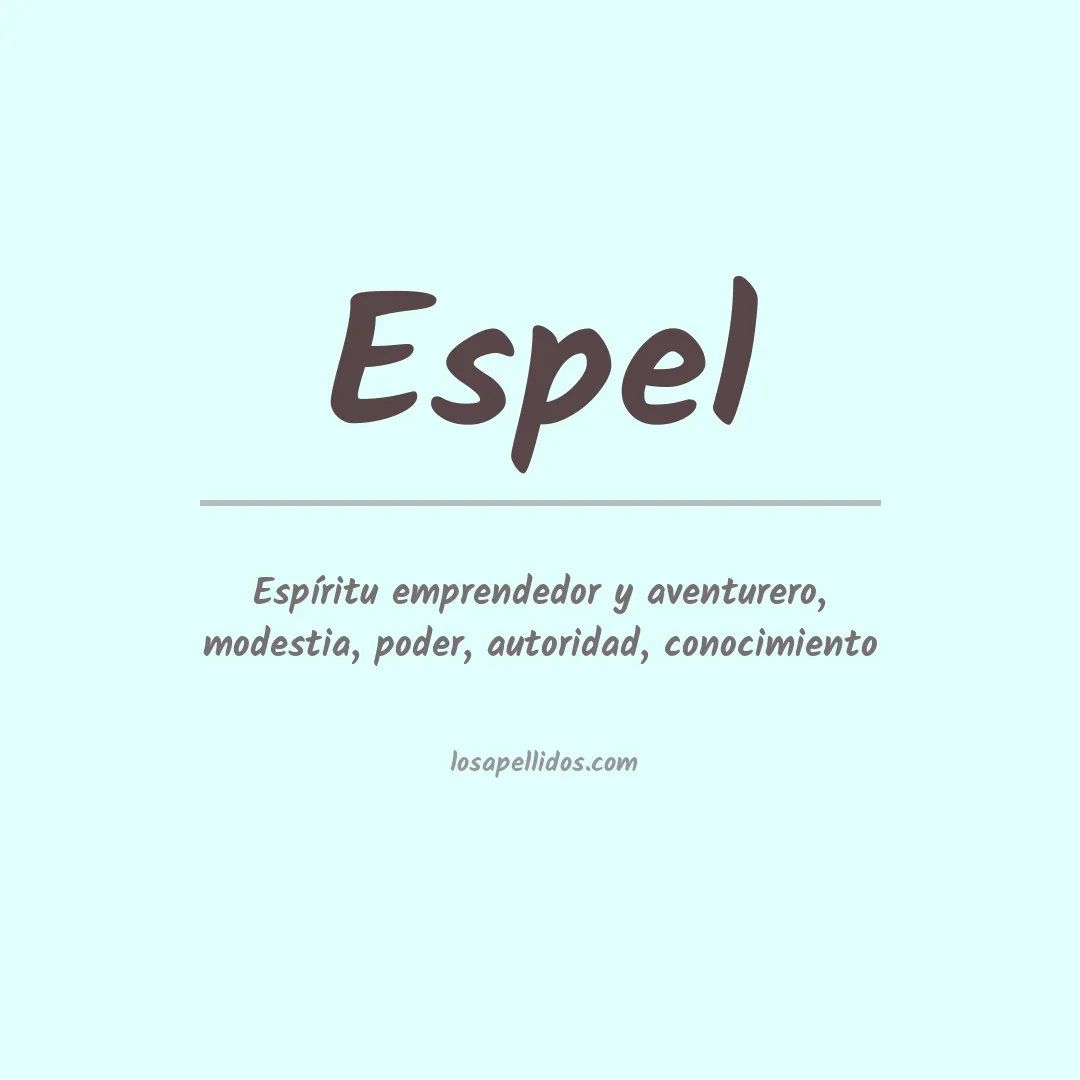 Apellido Espel