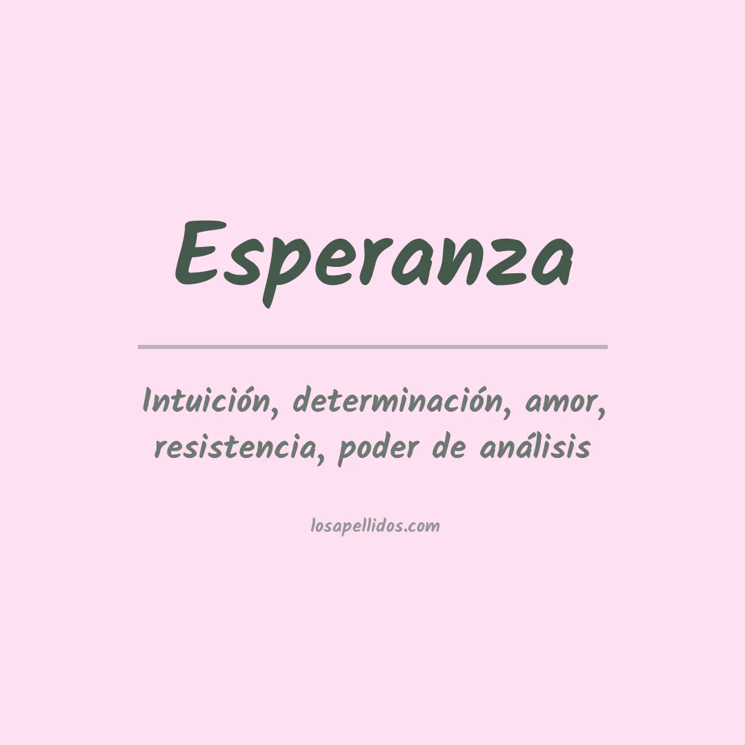 Apellido Esperanza