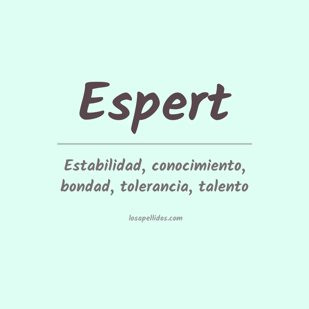 Apellido Espert