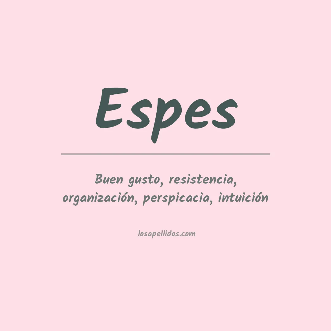 Apellido Espes