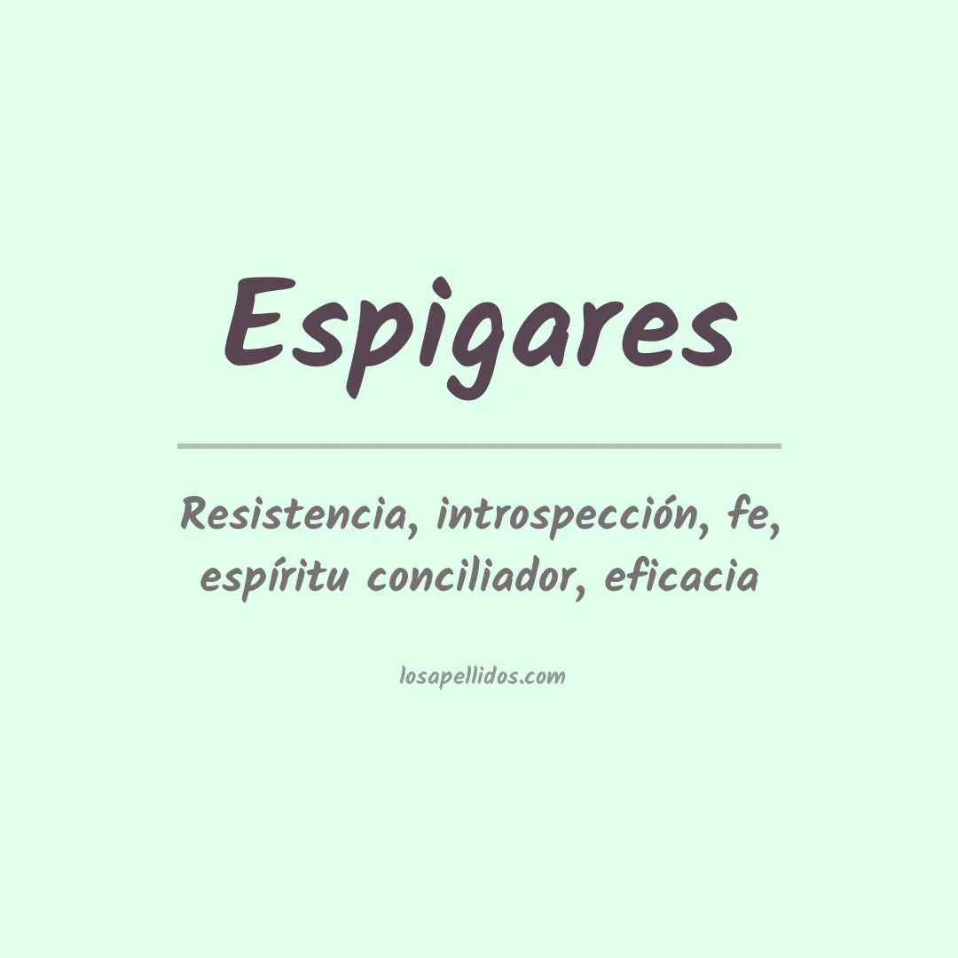 Apellido Espigares