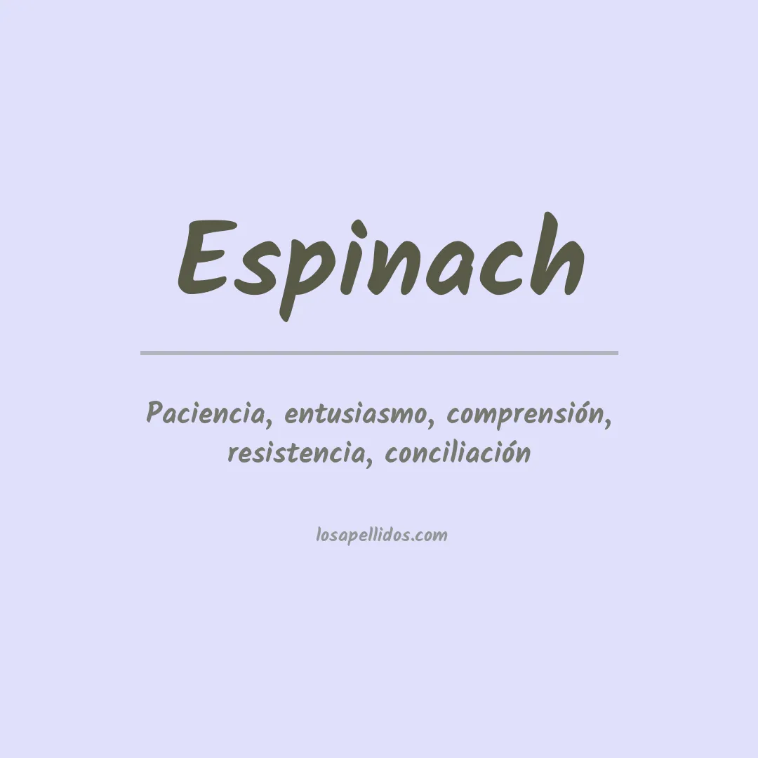 Apellido Espinach