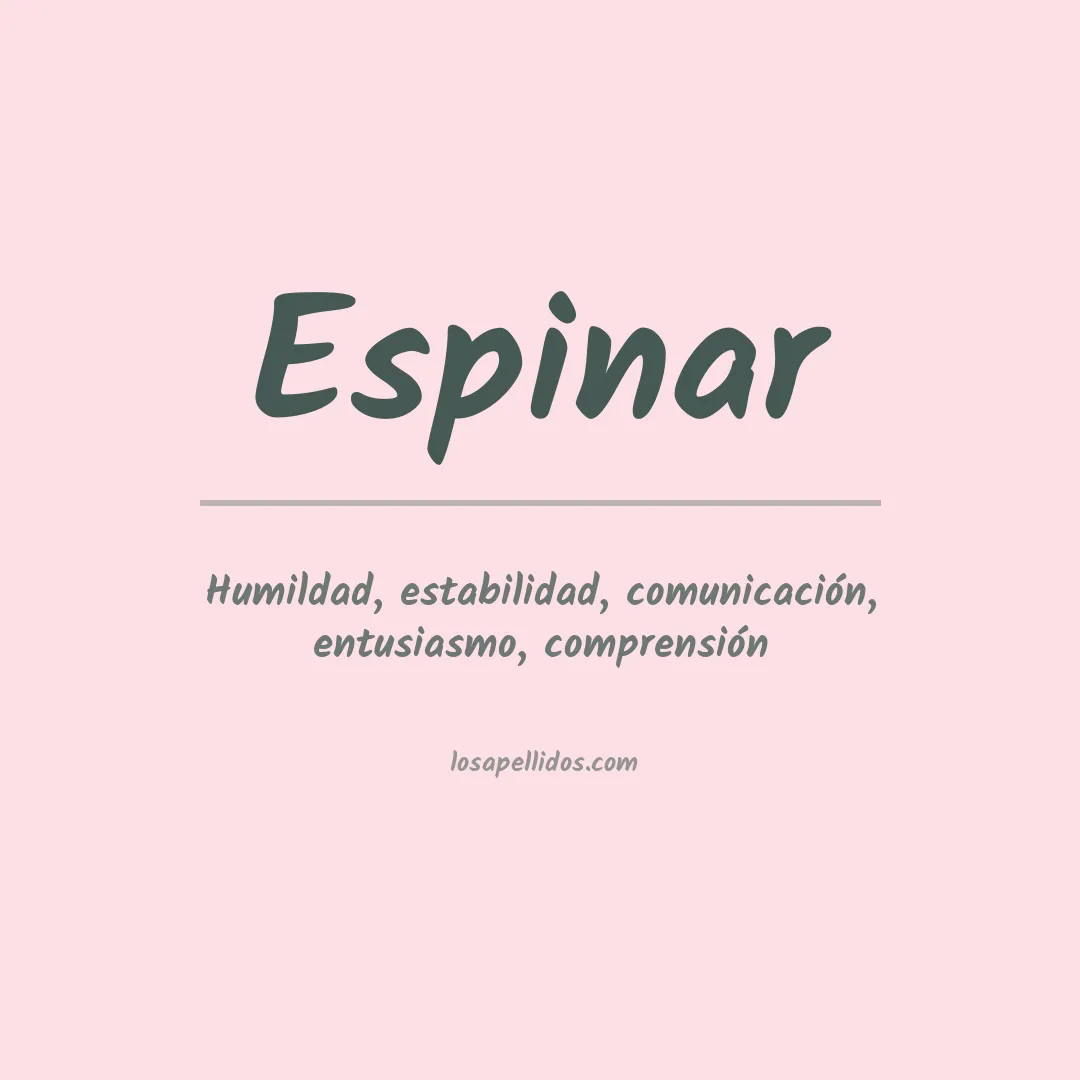 Apellido Espinar