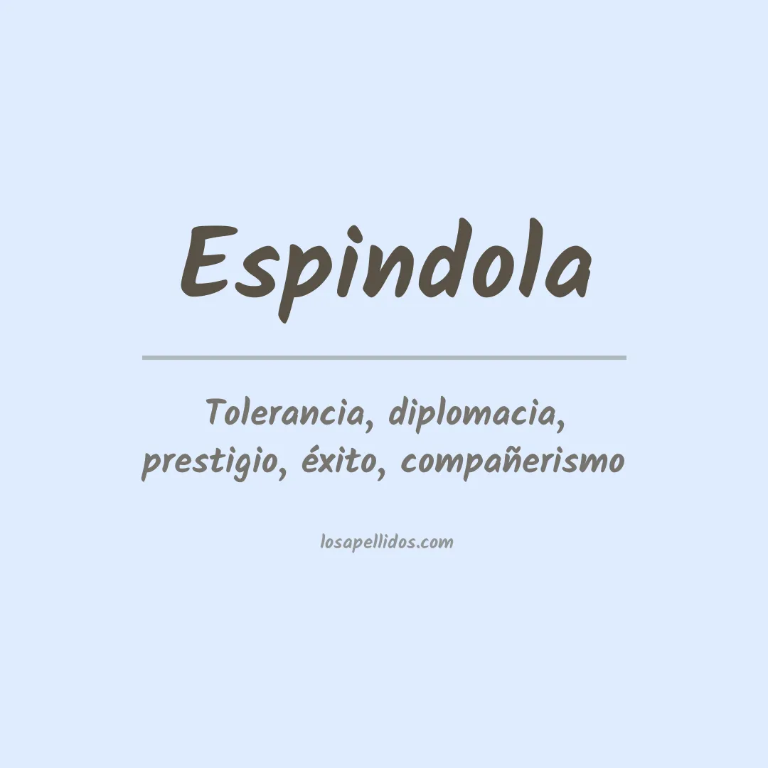 Apellido Espíndola