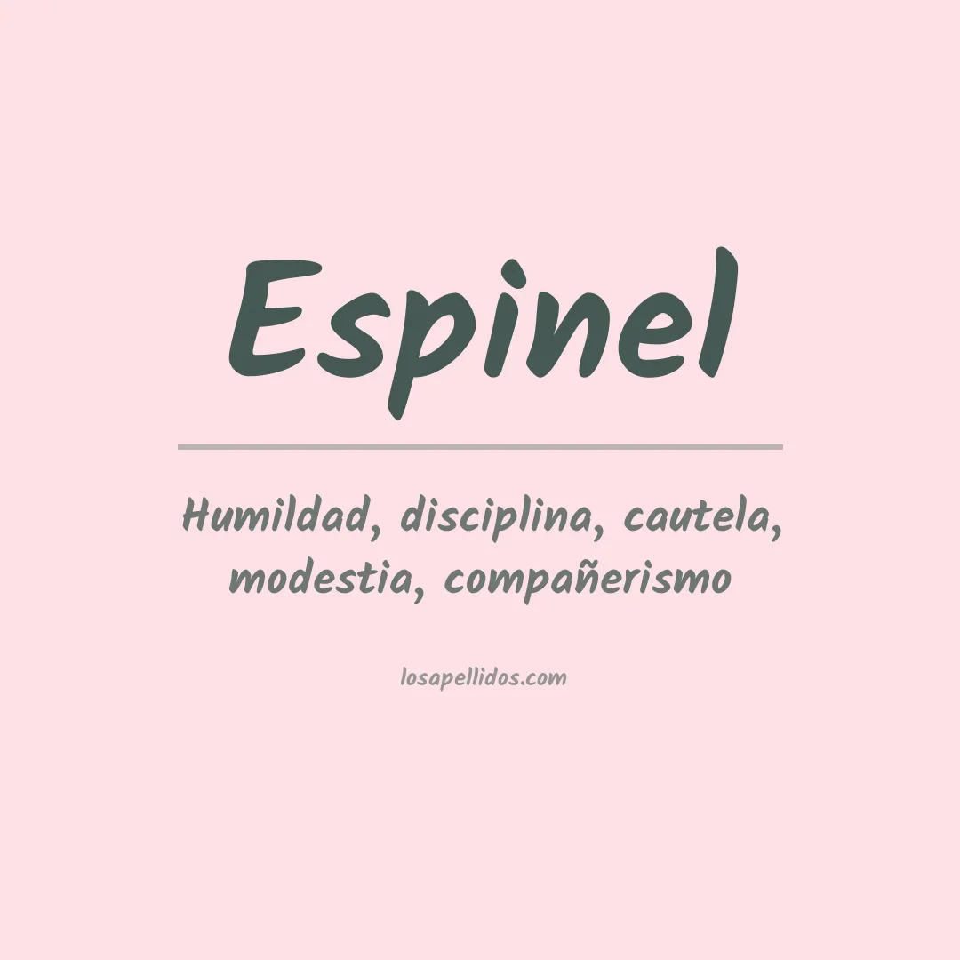 Apellido Espinel