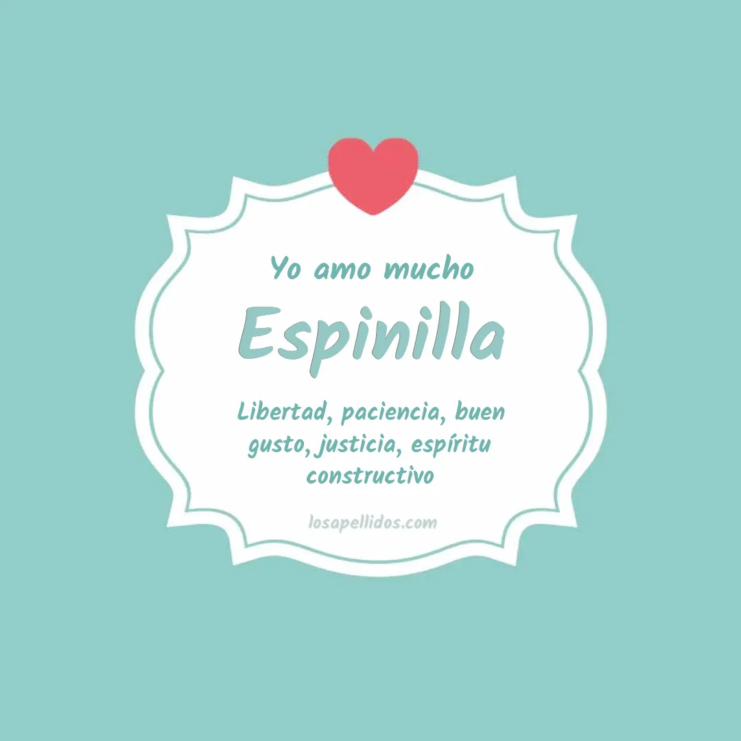 Yo amo mucho Espinilla