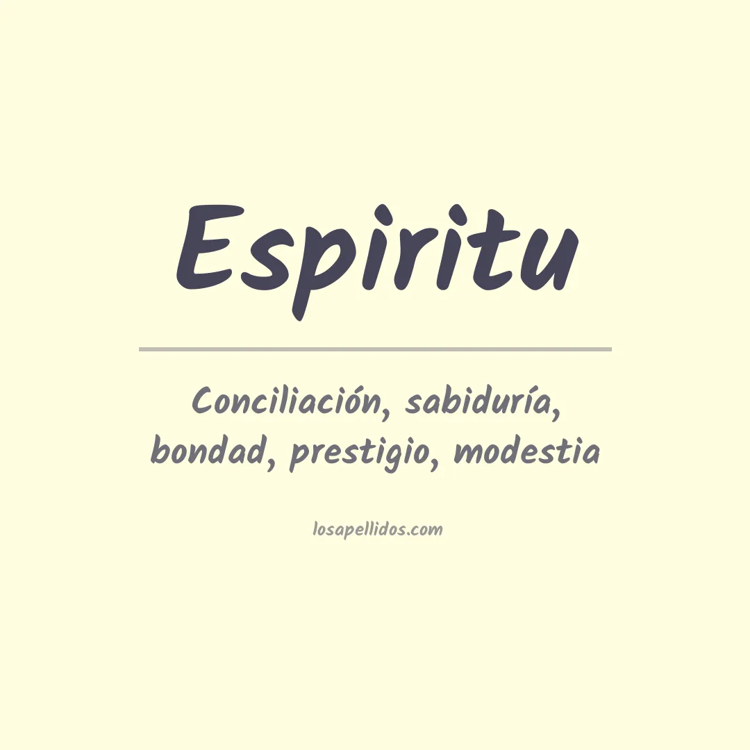 Apellido Espiritu