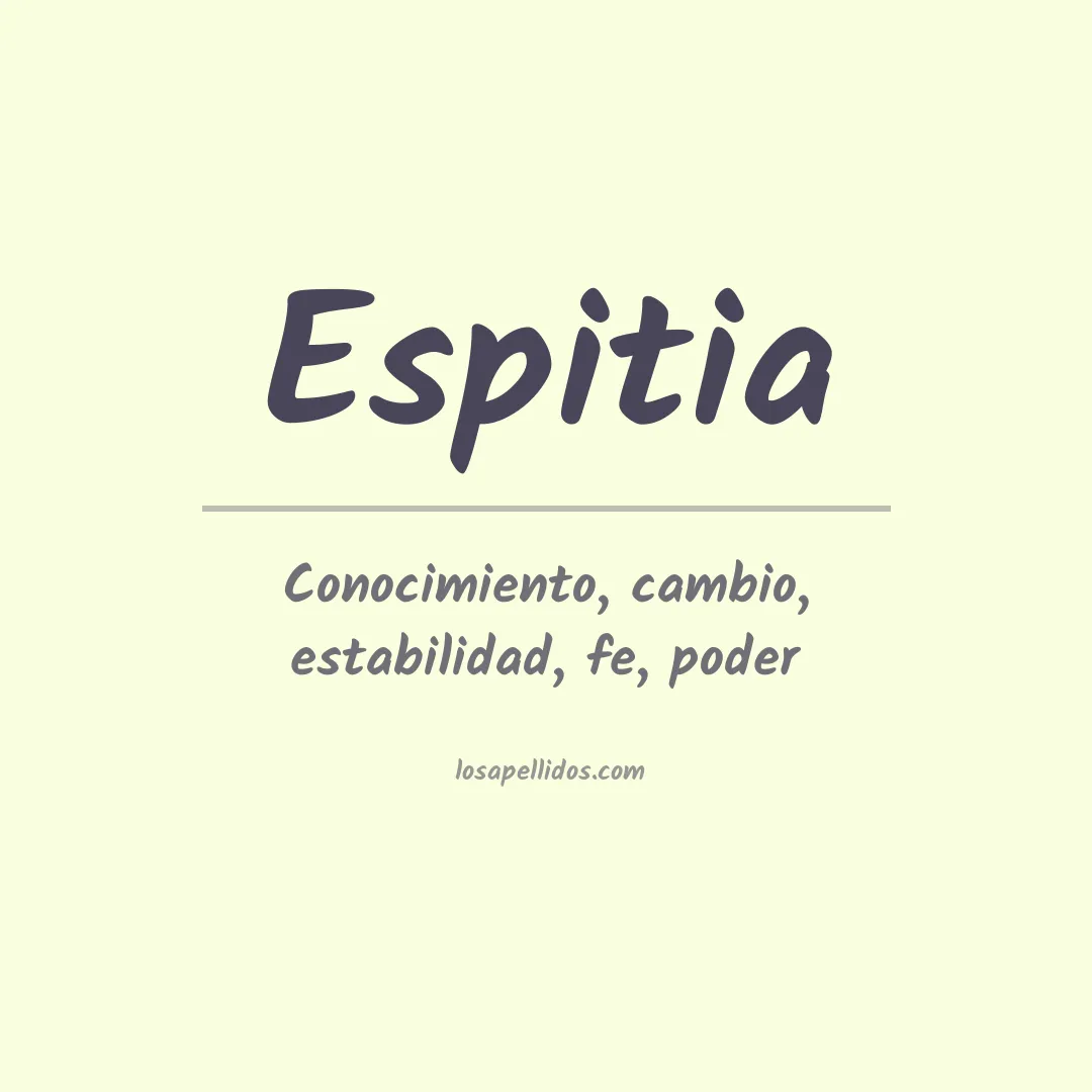 Apellido Espitia