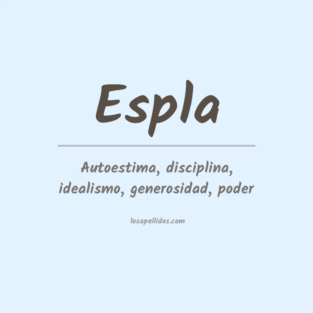 Apellido Espla