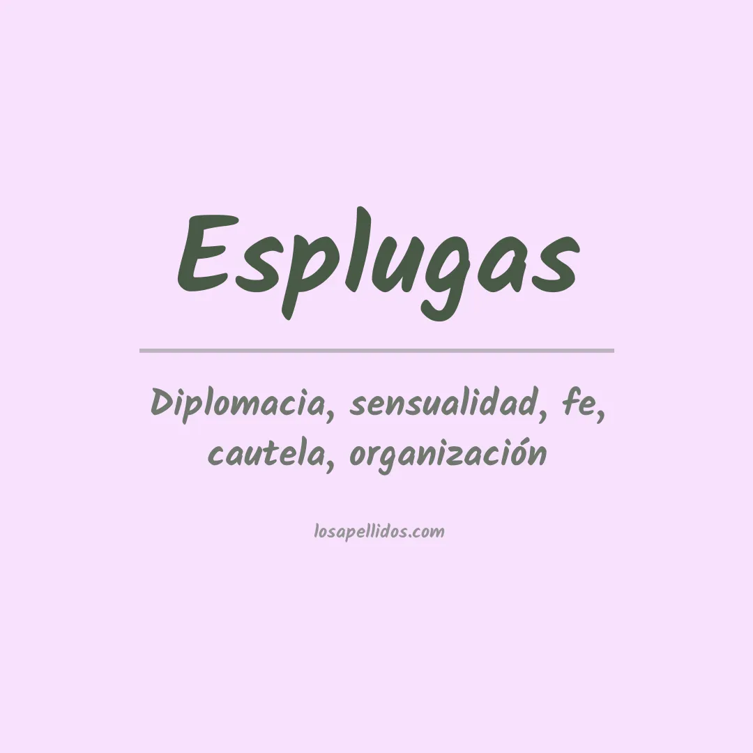 Apellido Esplugas
