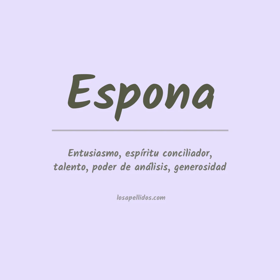 Apellido Espona