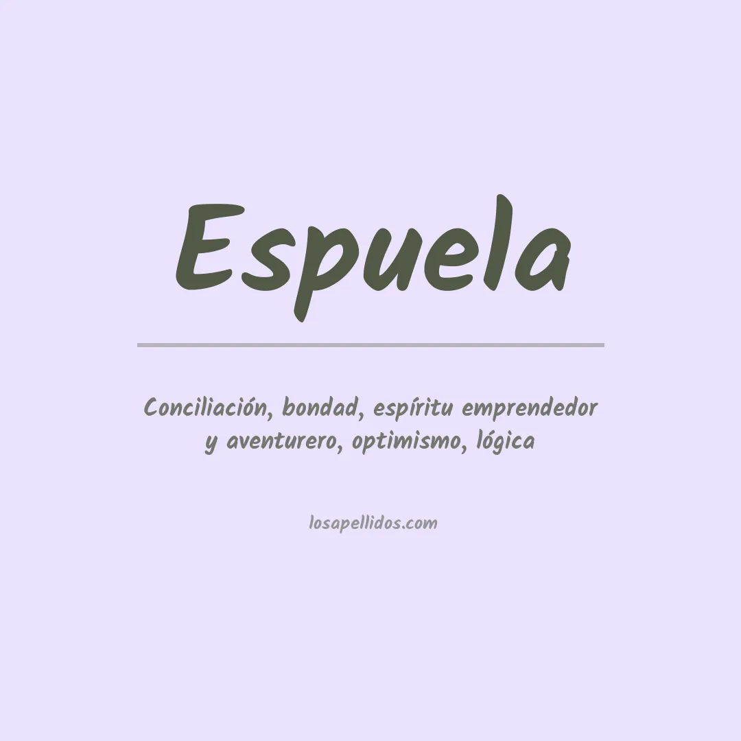 Significado del Apellido Espuela
