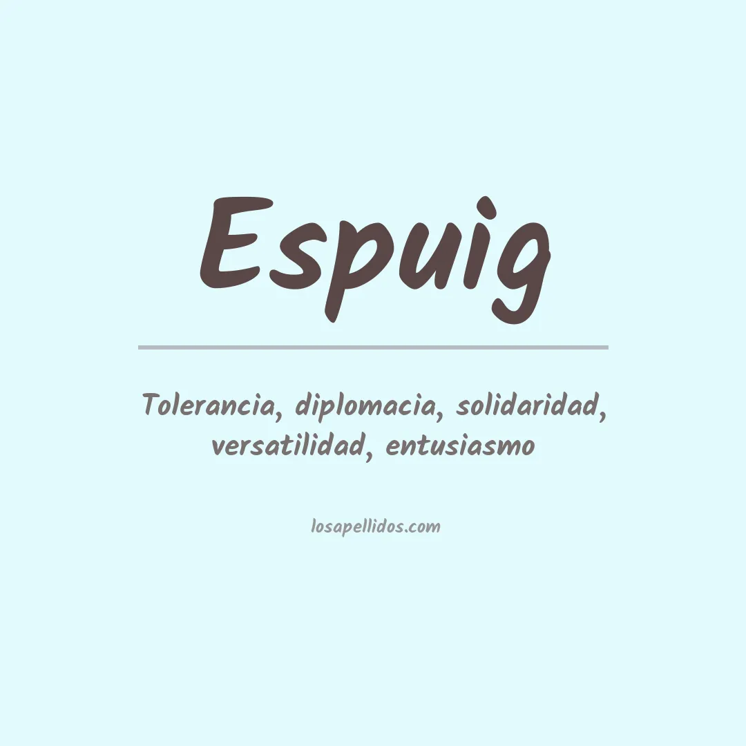 Apellido Espuig