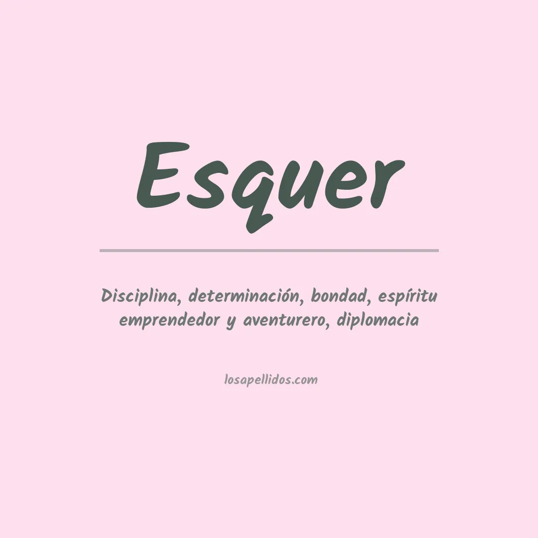 Apellido Esquer