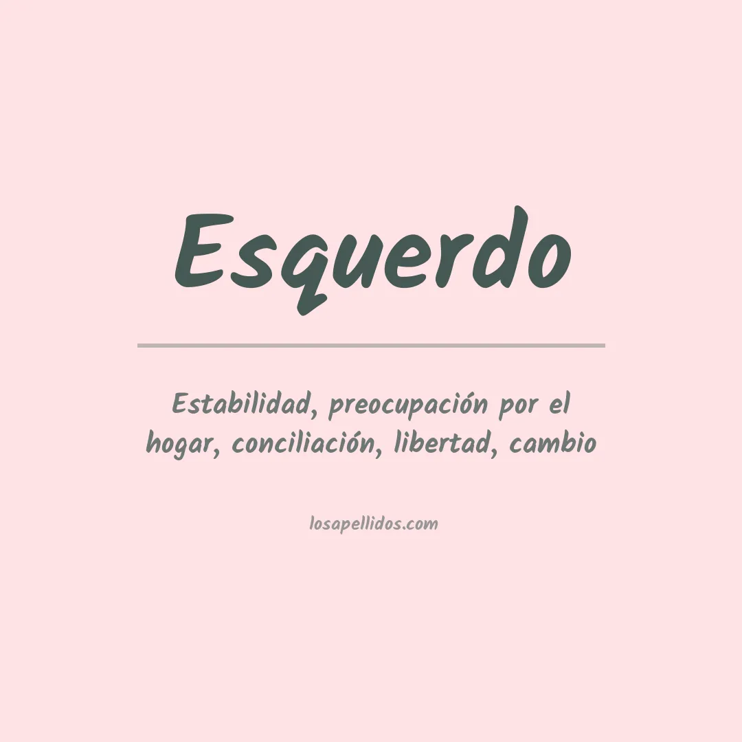 Apellido Esquerdo