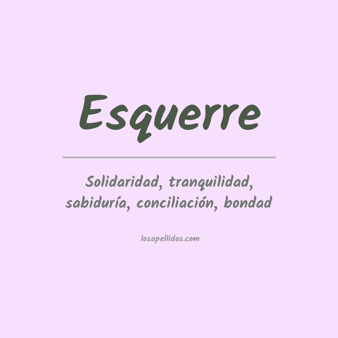 Apellido Esquerre
