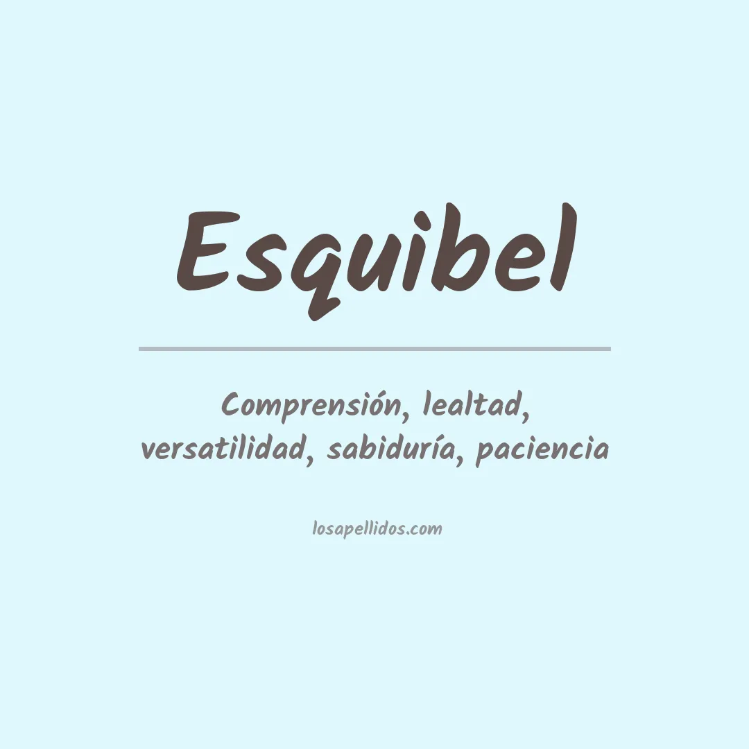 Apellido Esquibel