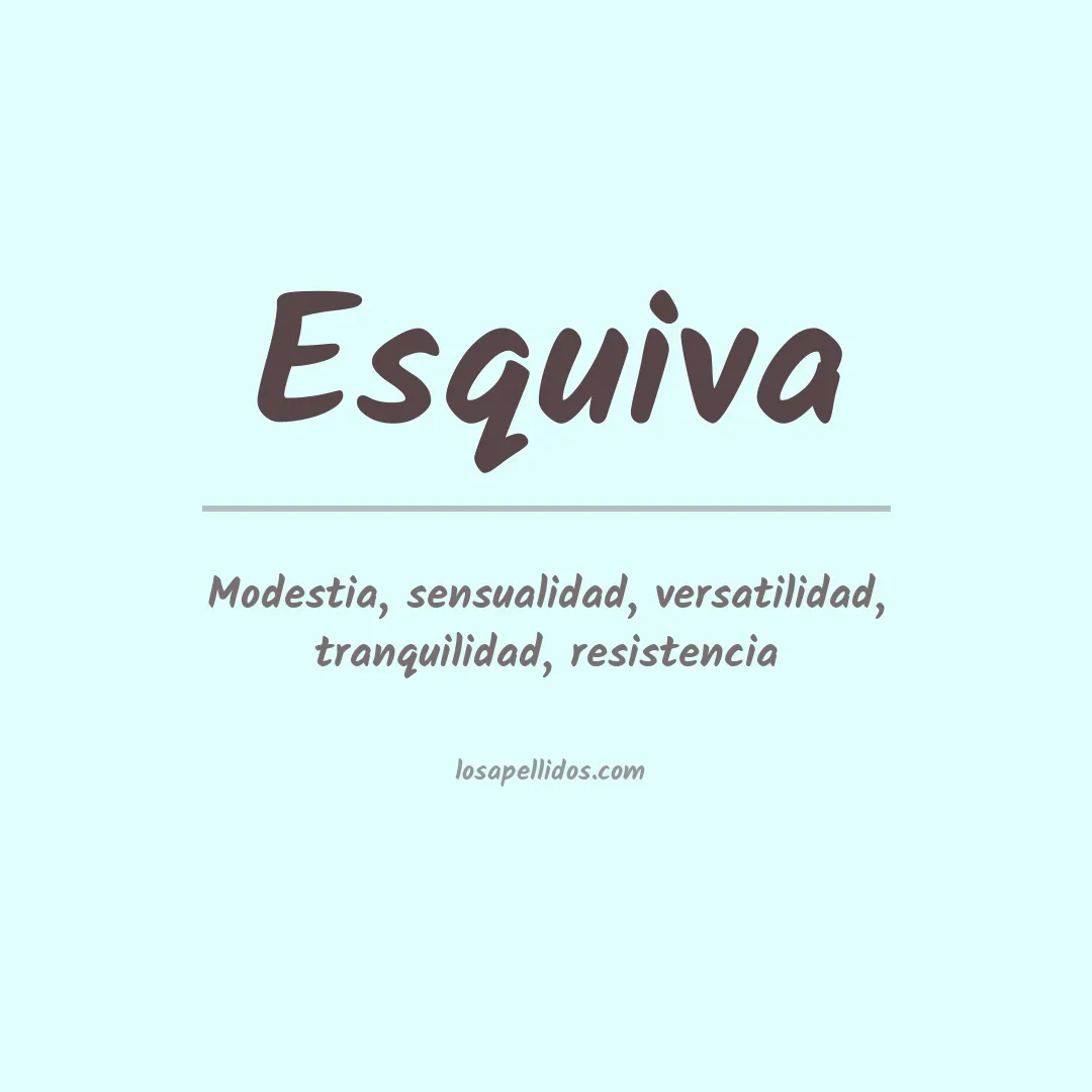 Apellido Esquiva